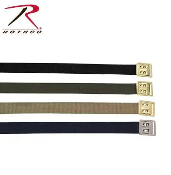 Military Web Belts With Open Face Buckle