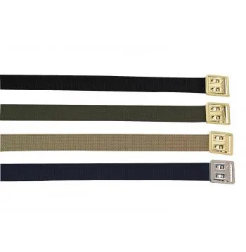 Military Web Belts With Open Face Buckle