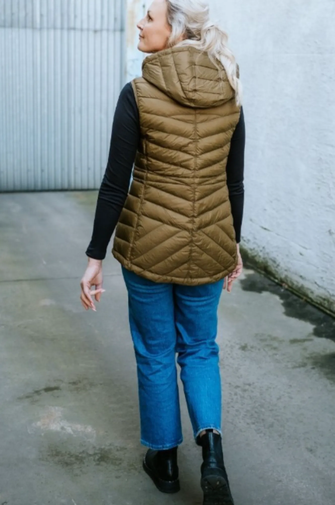 Moke Mary Claire Vests - Loden