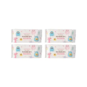 Monster Paradise Collection MINI Softening Wet Wipes (8 Wipes x 8 Pack)