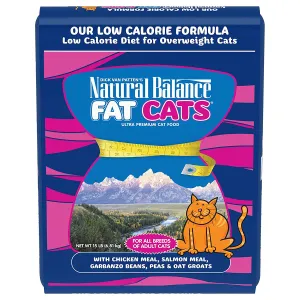 Natural Balance Fat Cats Low Calorie Chicken & Salmon Dry Cat Food 15lb