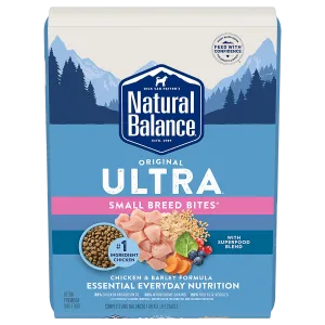 Natural Balance® Original Ultra® All Life Stage Chicken & Barley Small Breed Bites Recipe Dry Dog Food