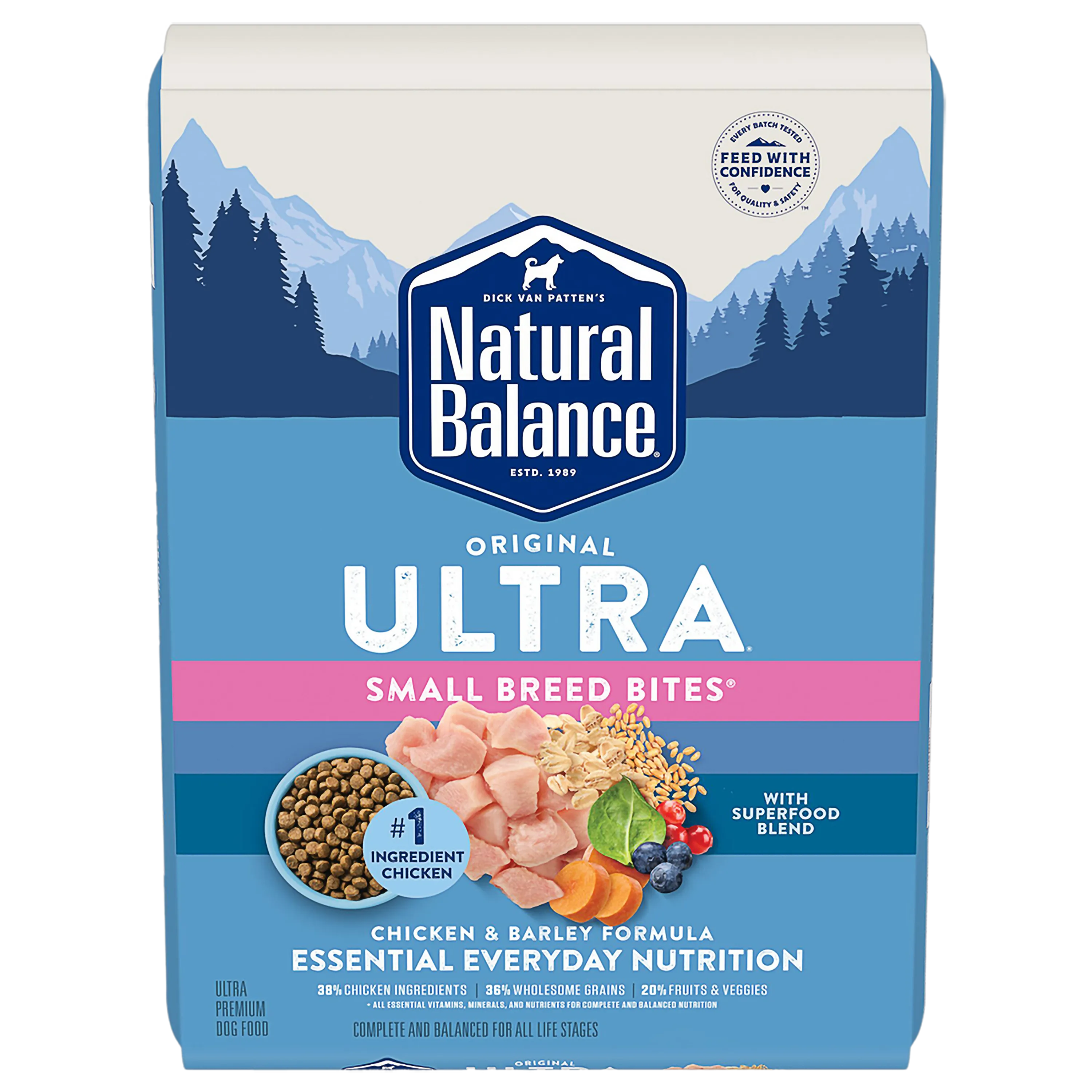Natural Balance® Original Ultra® All Life Stage Chicken & Barley Small Breed Bites Recipe Dry Dog Food