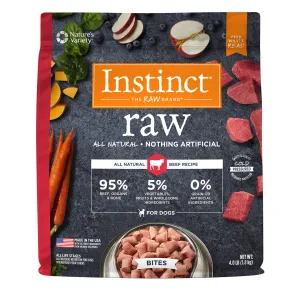 Nature's Variety Instinct Raw Beef Bites Frozen Dog Food