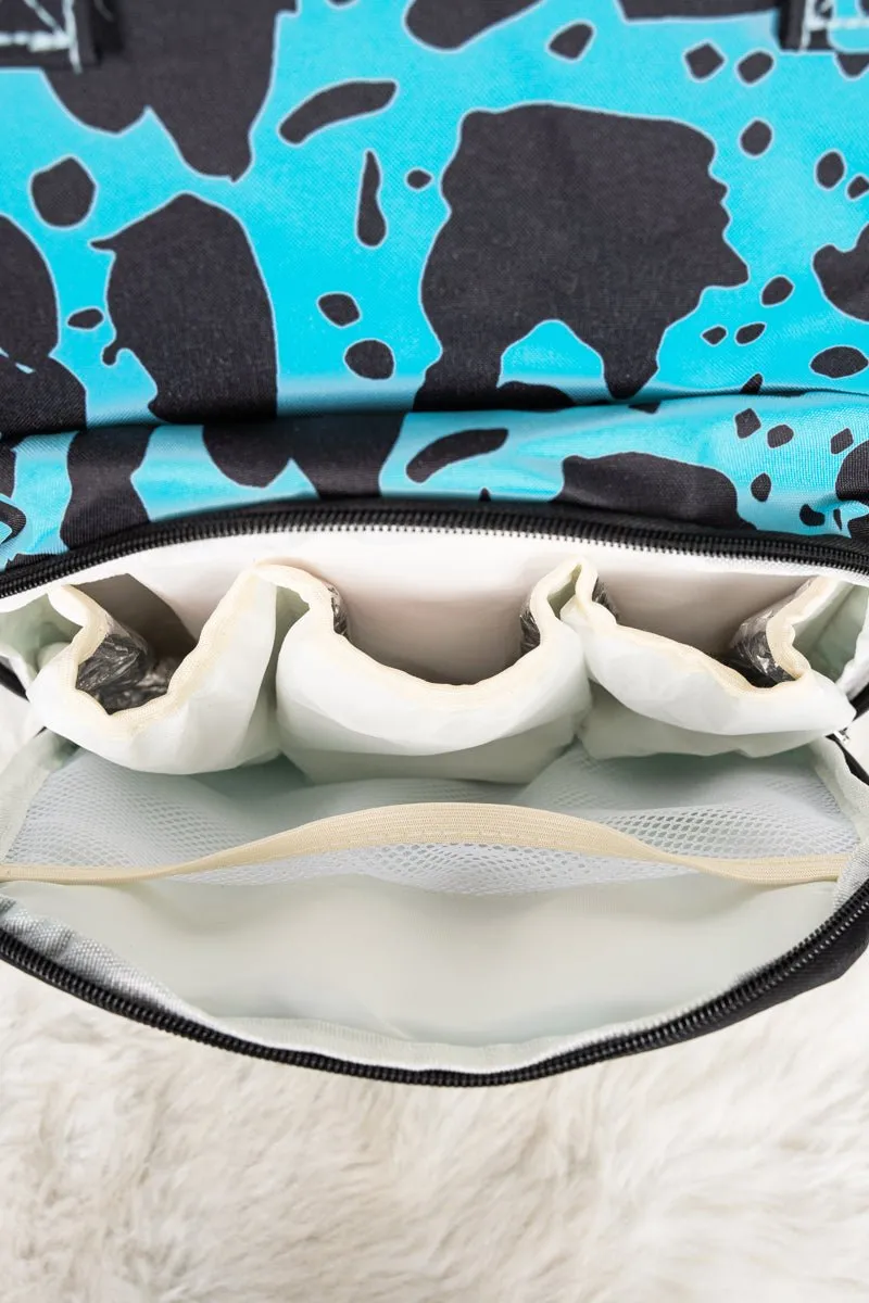 NGIL Turquoise Milkin' It Diaper Bag Backpack