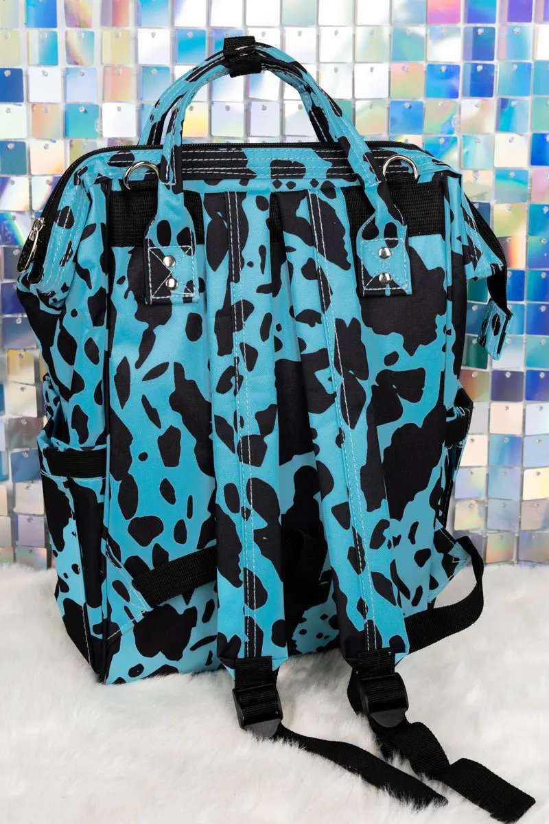 NGIL Turquoise Milkin' It Diaper Bag Backpack