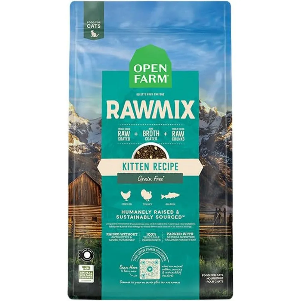 Open Farm Kitten Grain-Free Rawmix Recipe Cat Food 2.25lb