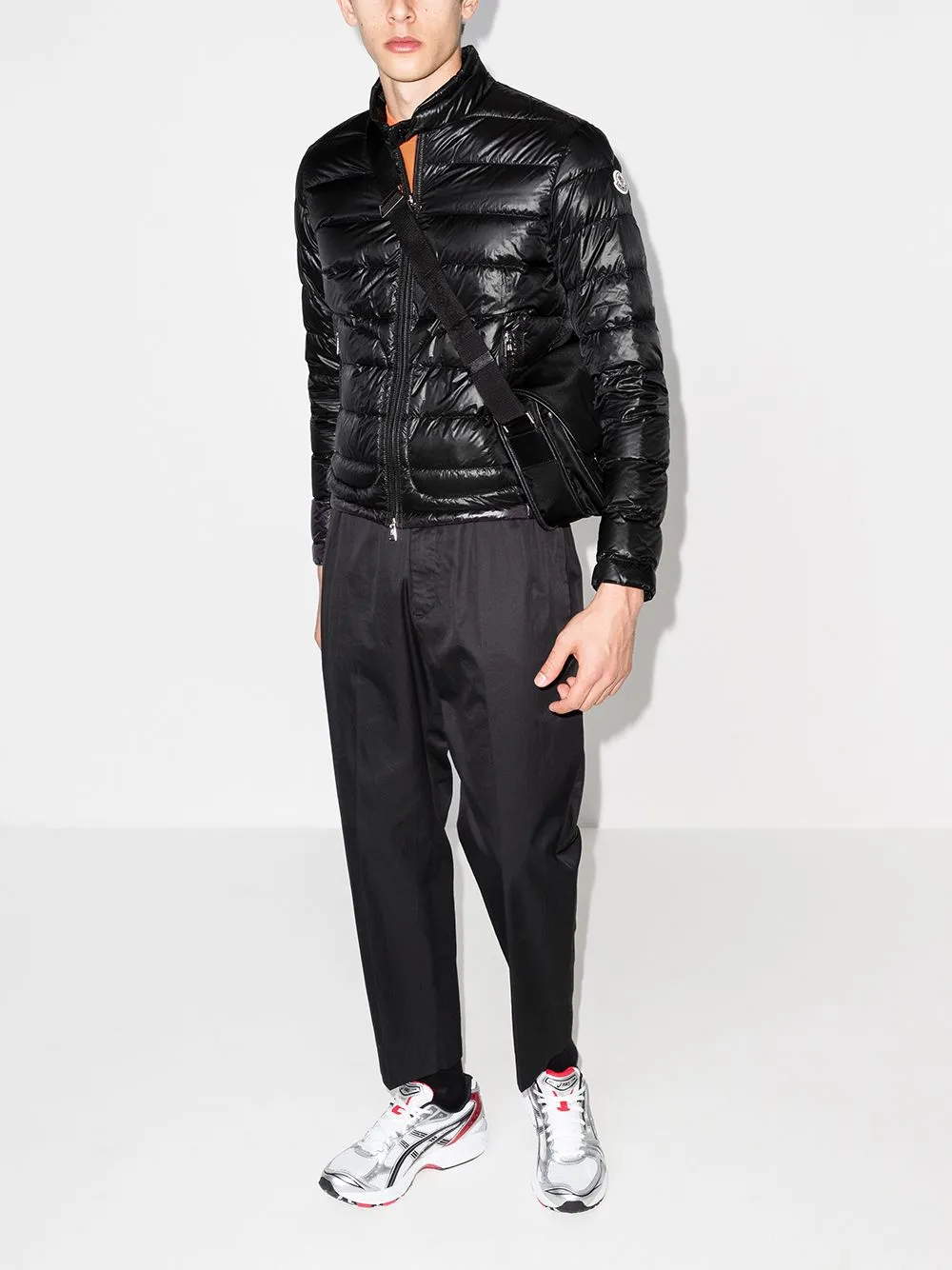padded zip-front jacket