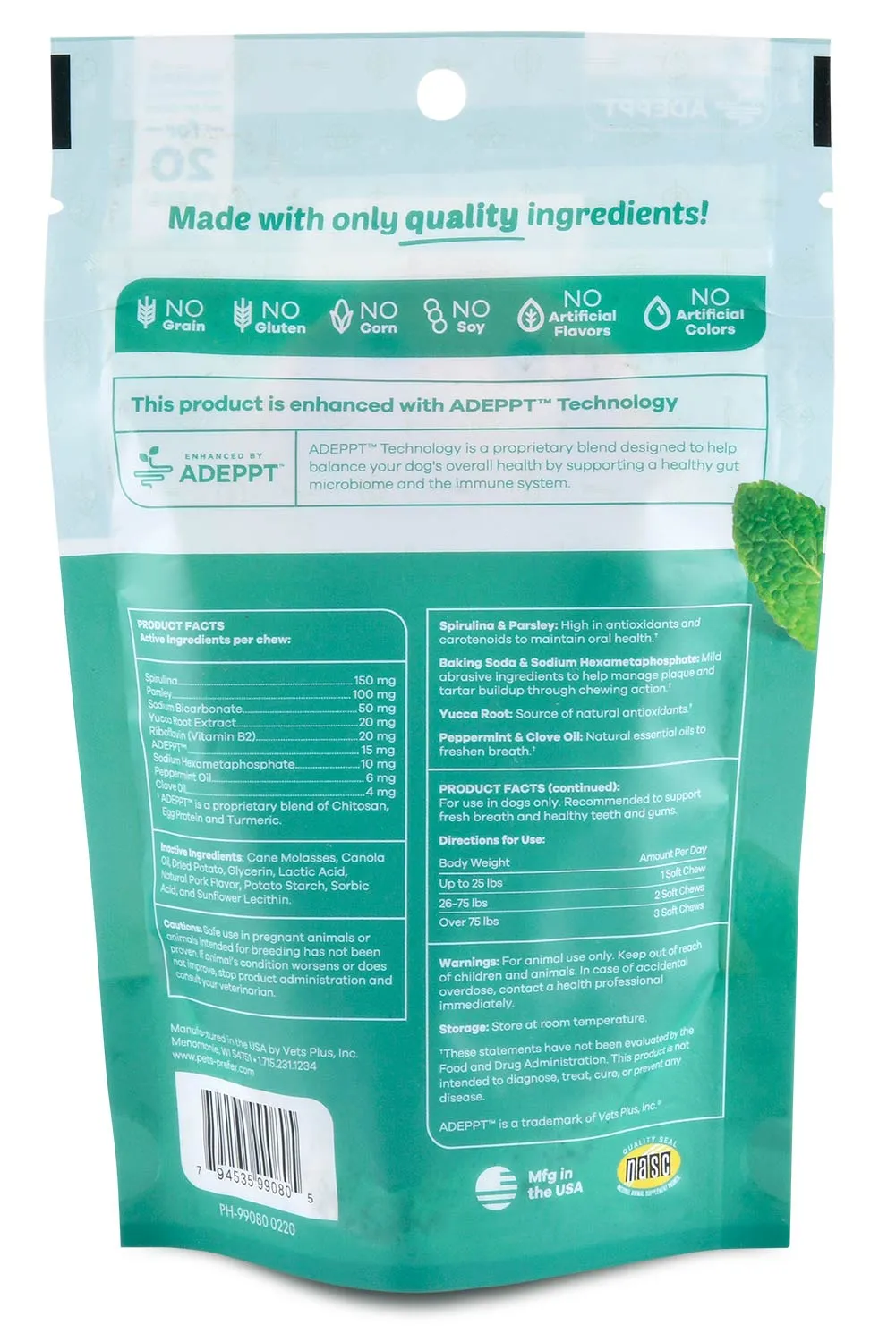 PetsPrefer Breath Soft Chews with ADEPPT
