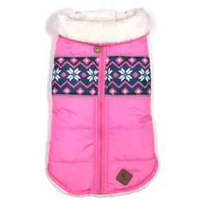 Pink Dog Jacket - The Worthy Dog Aspen Puffer Pink