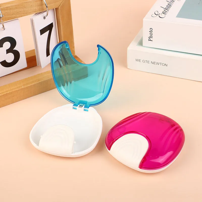 Press-to-Open Dental Retainer Denture Storage Box
