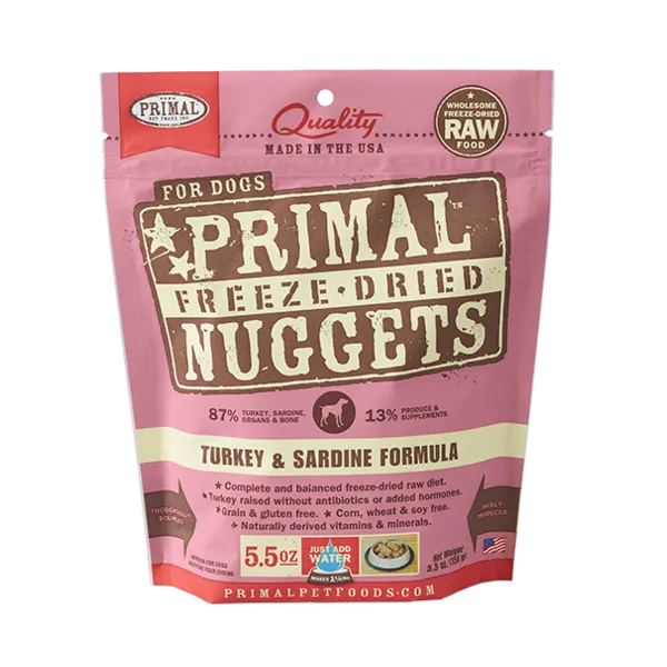 Primal Dog Freeze-Dried Turkey Sardine