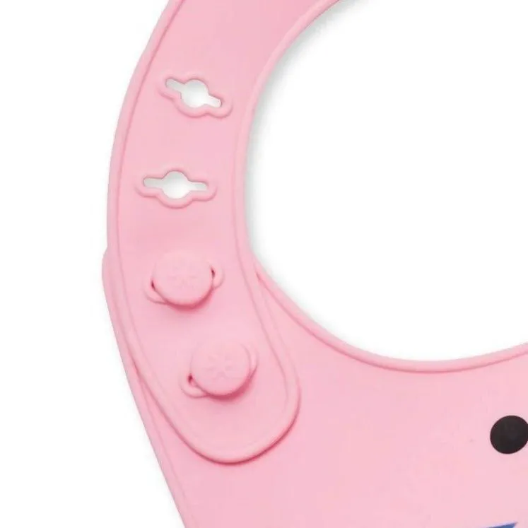 Skip Hop Zoo Fold & Go Silicone Bib- Butterfly