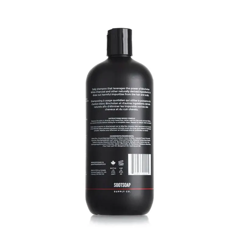 SOOTSOAP DETOXIFYING AND DEODORIZING SHAMPOO- 500ml