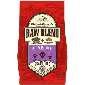 Stella & Chewy's Free Range Raw Blend Dog Kibble