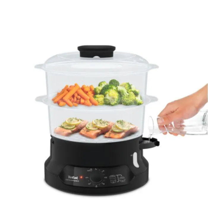 Tefal VC1398 Mini Compact Steamer 6.0L With 2 Bowl