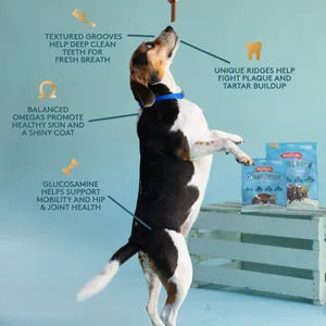 The Missing Link Smartmouth Dental Dog Chews, Small/Medium, 28-count