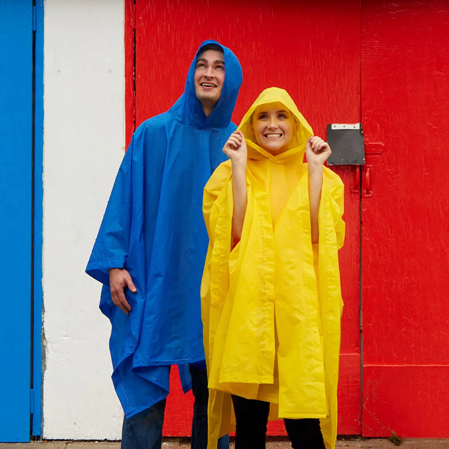 totes Unisex Rain Poncho, lightweight, reusable, and packable on the go rain protection