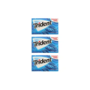 Trident Sugar-Free Original Flavoured Gum 14 Sticks 26g (Pack of 3) – Fresh Breath & Healthy Smile