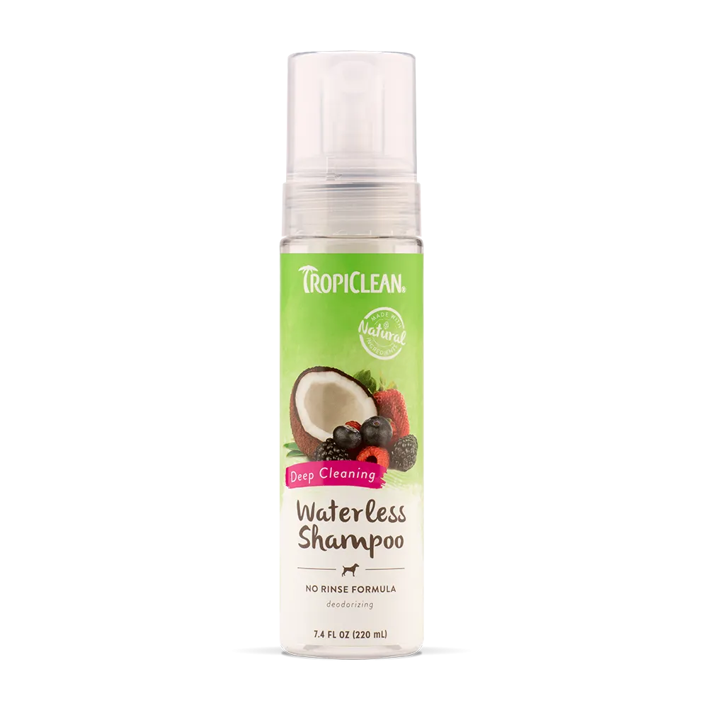 Tropiclean Waterless Shampoo Deep Cleaning 7.4oz