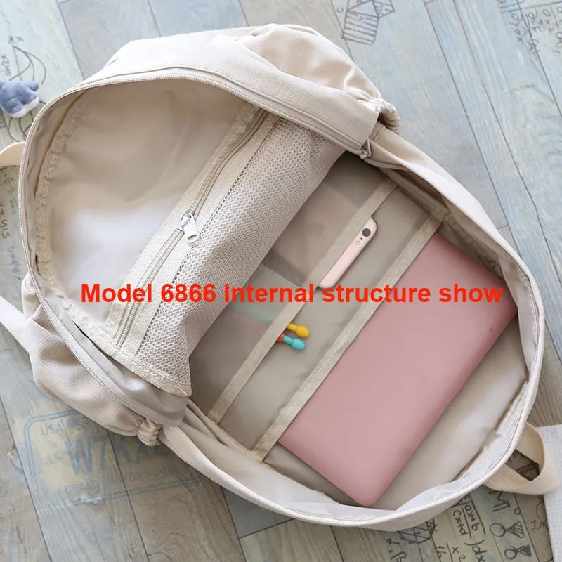 Waterproof Nylon Women Backpack