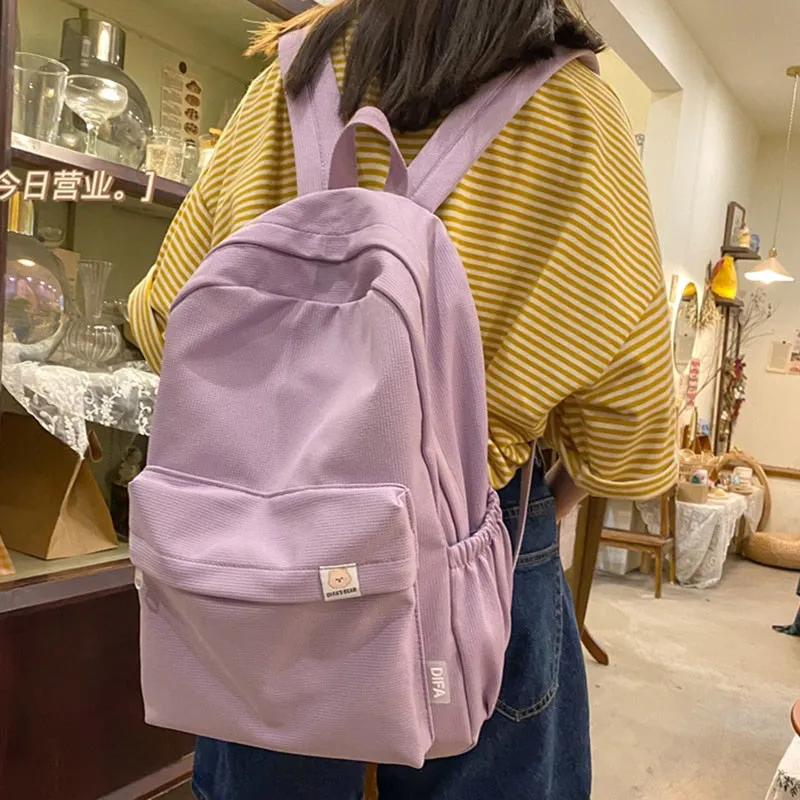 Waterproof Nylon Women Backpack