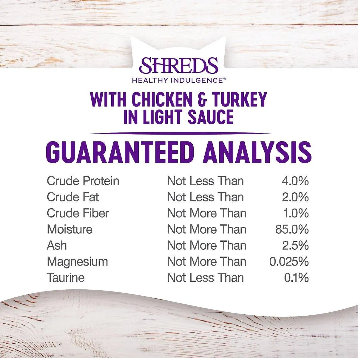 Wellness Healthy Indulgence Shreds Chicken & Turkey in Light Sauce Wet Cat Food