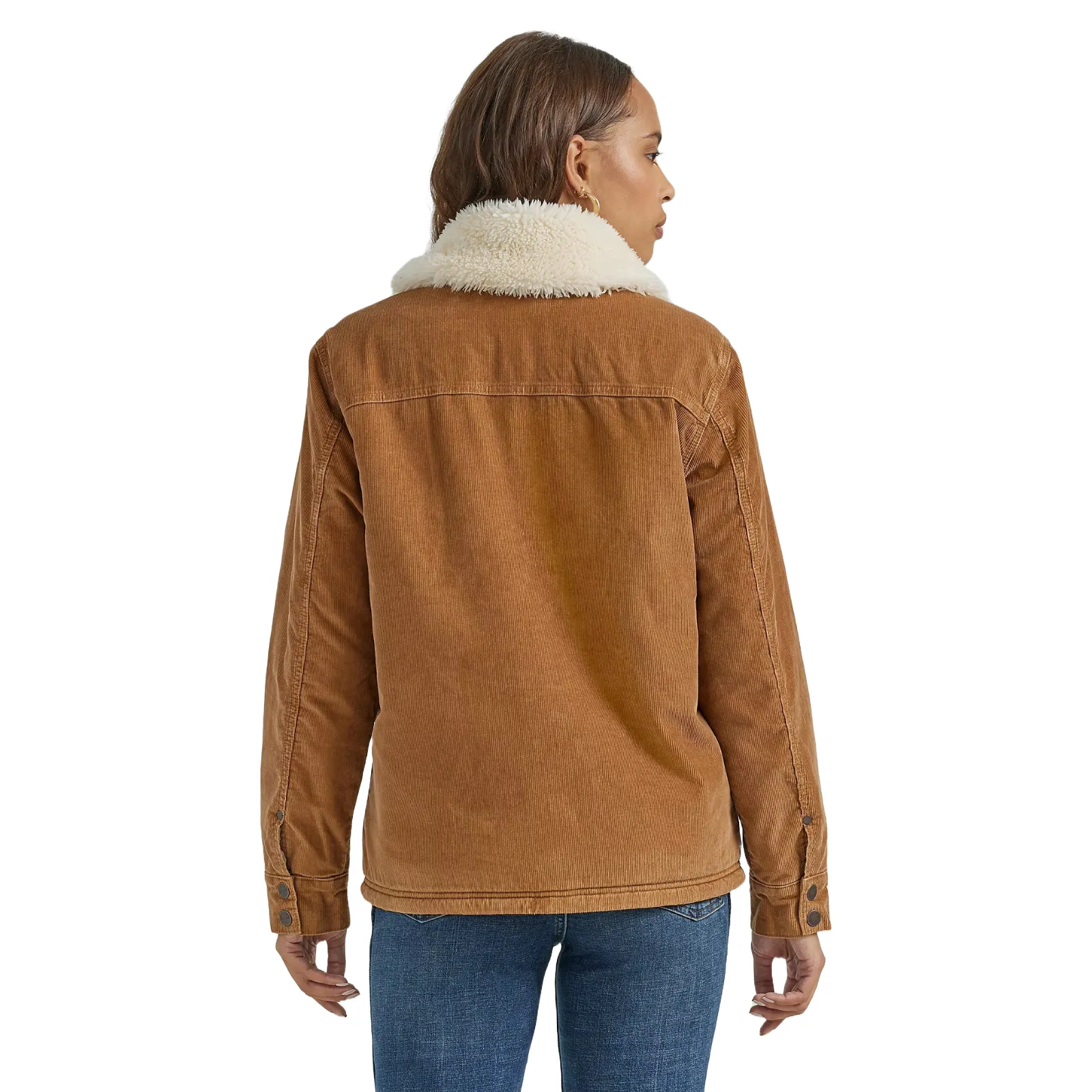 Wrangler Retro® Ladies Western Sherpa & Corduroy Tan Jacket 112353147