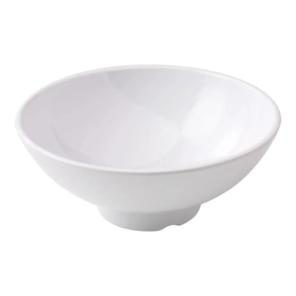 Yanco CO-306 16 Oz White Melamine Coupe Pattern Pasta Bowl, Pack of 48